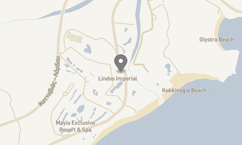 Lokation for Lindos Imperial Resort