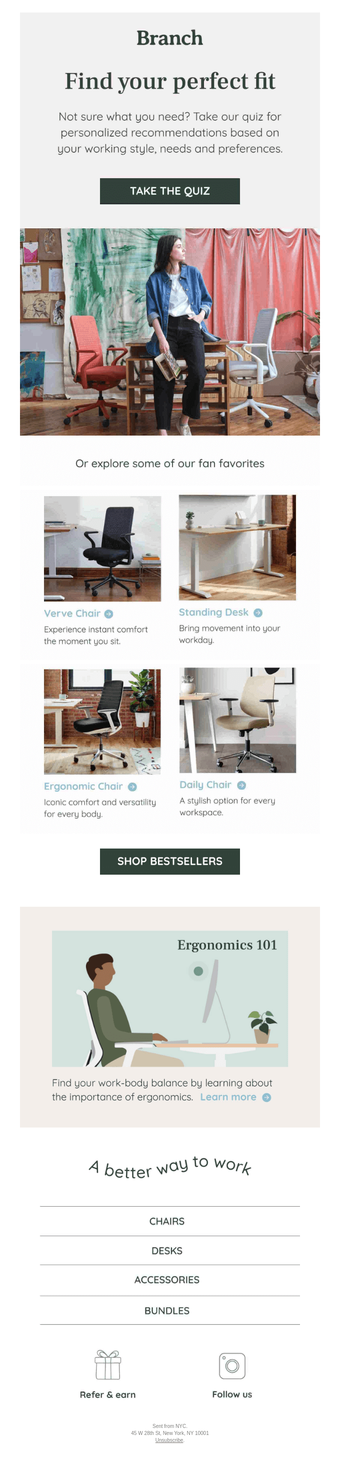 Find Your Perfect Fit Branch