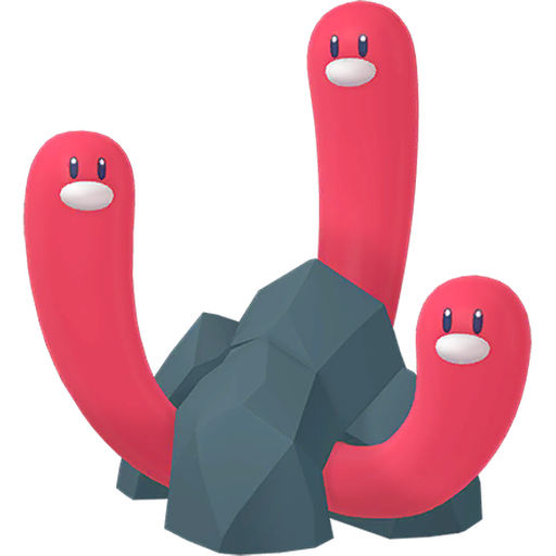 Wugtrio - Water type Pokemon from Pokemon Scarlet and Violet with stats, moves, and evolution data