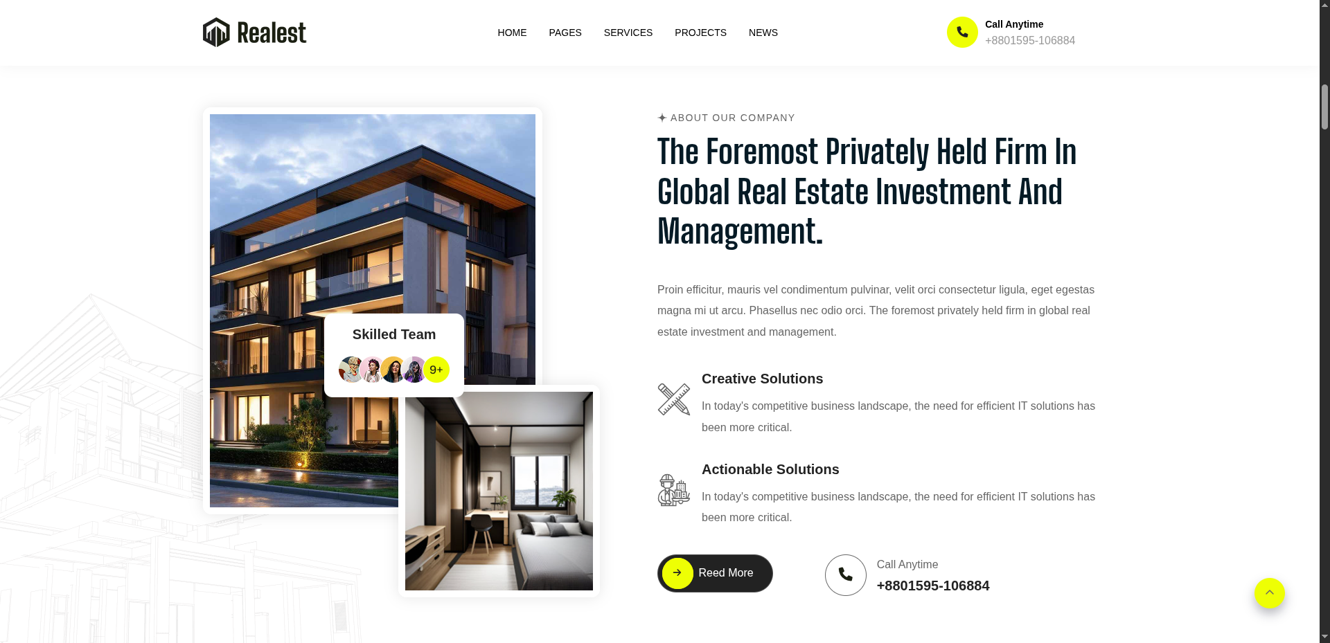 Realest - Real Estate Project project screenshot 3