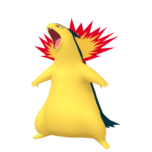 Typhlosion - Fire type Pokemon from Pokemon HeartGold and SoulSilver with stats, moves, and evolution data