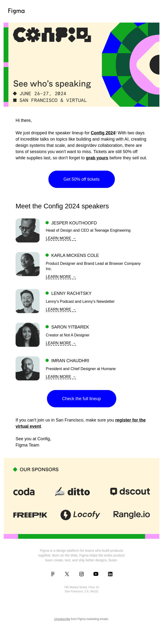 Speakers Announced For Config 2024