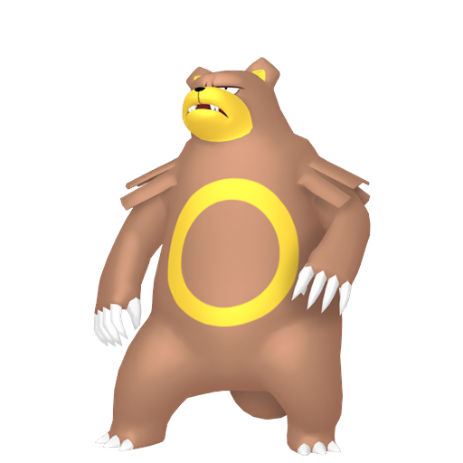 Ursaring - Normal type Pokemon from Pokemon HeartGold and SoulSilver with stats, moves, and evolution data