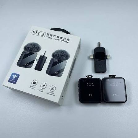 F11-2 Double 3 in 1 Content Wireless Microphone 2