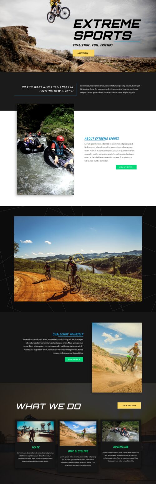 Extreme Sport Home 1