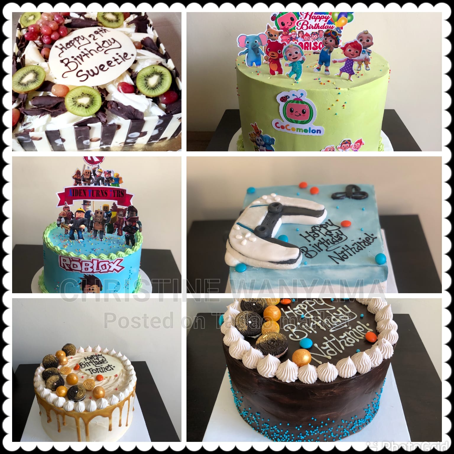 Cake's available on order 2