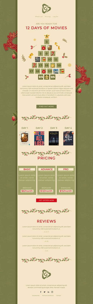 12 Days Of Movies Promotion