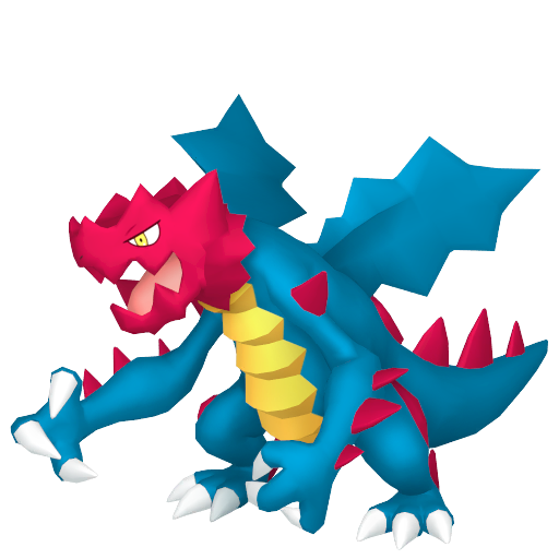 Druddigon - Dragon type Pokemon from Pokemon X and Y with stats, moves, and evolution data