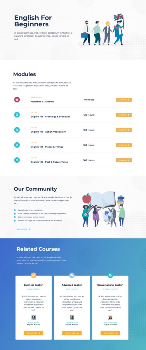 Language School Courses 1