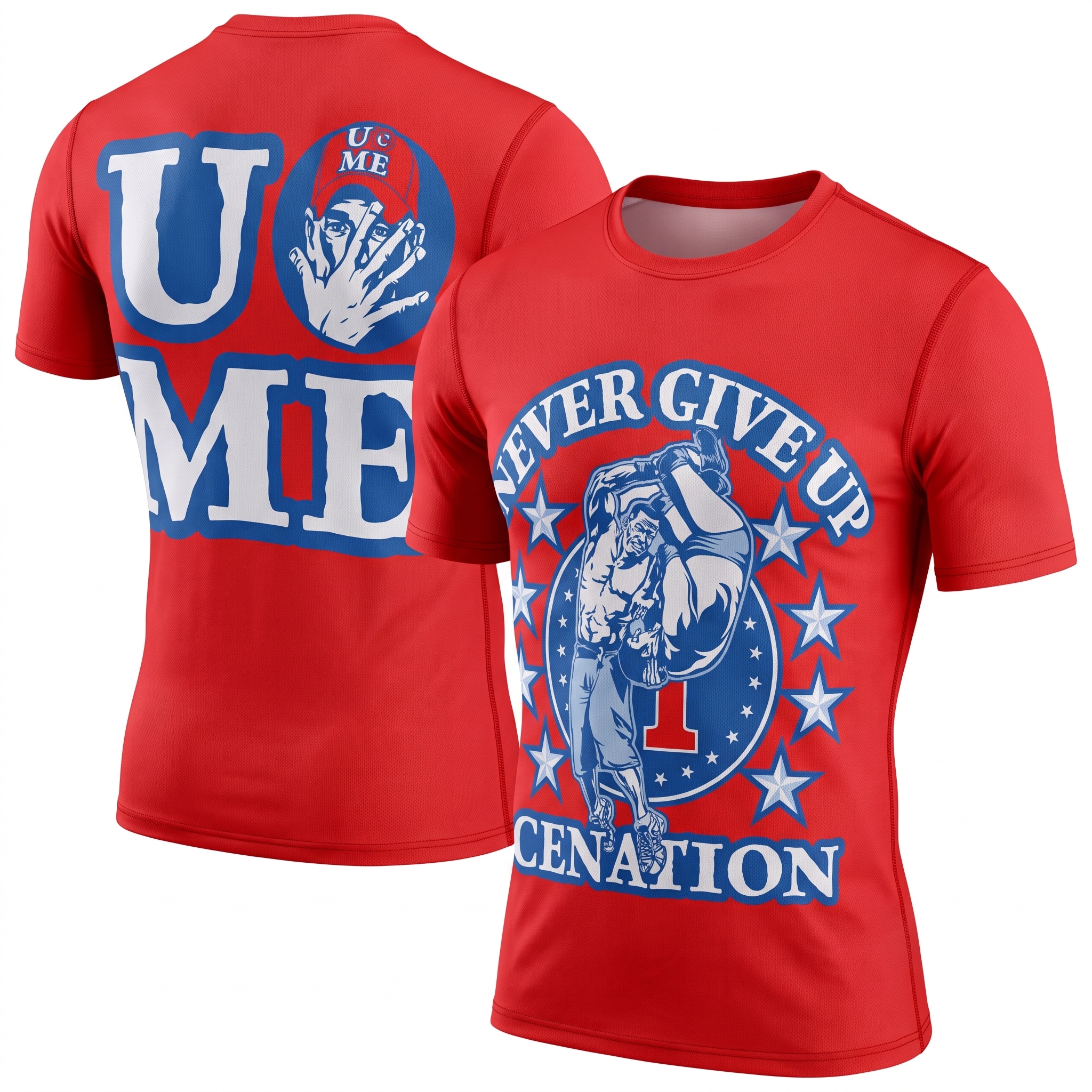 Super Cena Red Graphic Tee image