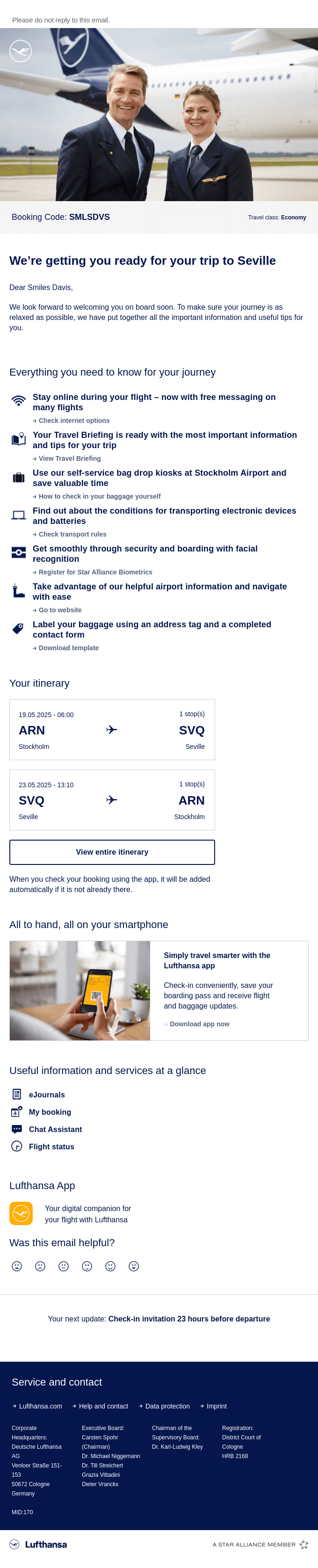 Your Personal Travel Information For Stockholm Seville
