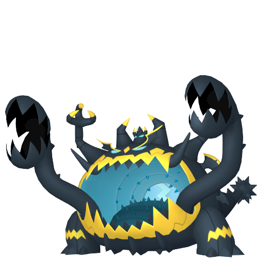 Guzzlord - Dark/Dragon type Pokemon from Pokemon Sun and Moon with stats, moves, and evolution data