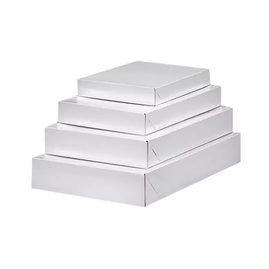 White Apparel Boxes