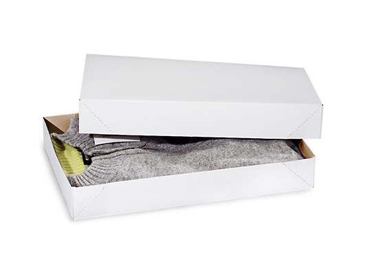 White Apparel Boxes