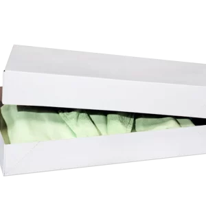 White Apparel Boxes