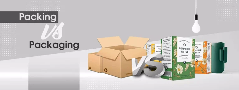 Key Difference Between Packing and Packaging