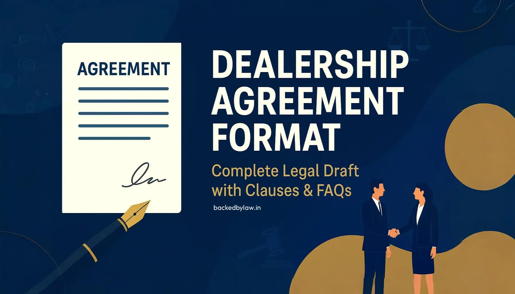 Looking for a ready-to-use Dealership Agreement format? This professionally drafted legal document covers all essential clauses, including appointment terms, territory rights, pricing, payment terms, minimum purchase targets, exclusivity, termination, and dispute resolution. Perfect for manufacturers, suppliers, and dealers, this agreement ensures legal protection and smooth business operations. Includes sample clauses, schedules, and 10 FAQs to answer common dealership queries. Ideal for businesses in automobiles, FMCG, electronics, machinery, and retail distribution.