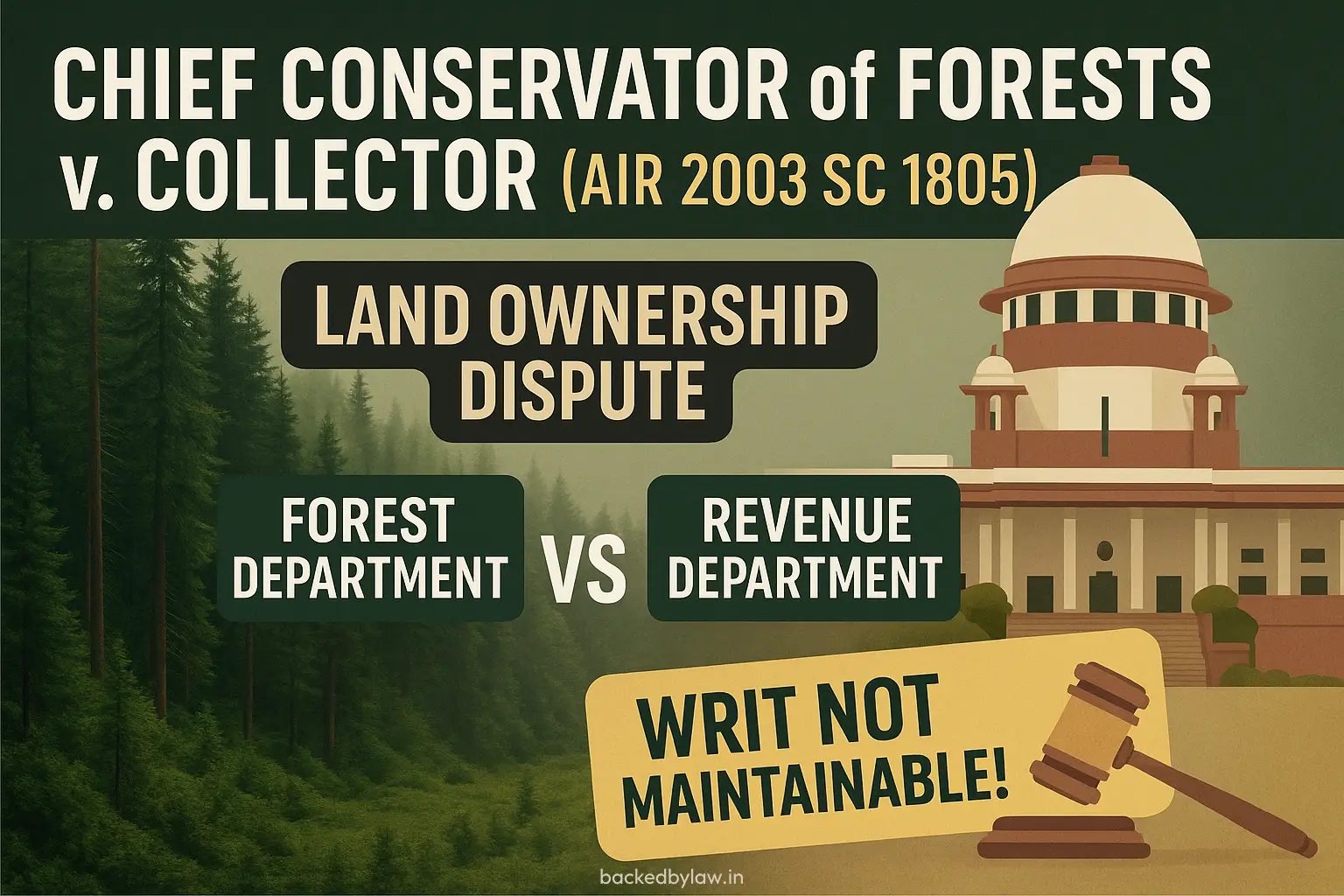 Chief Conservator of Forests v. Collector (2003)