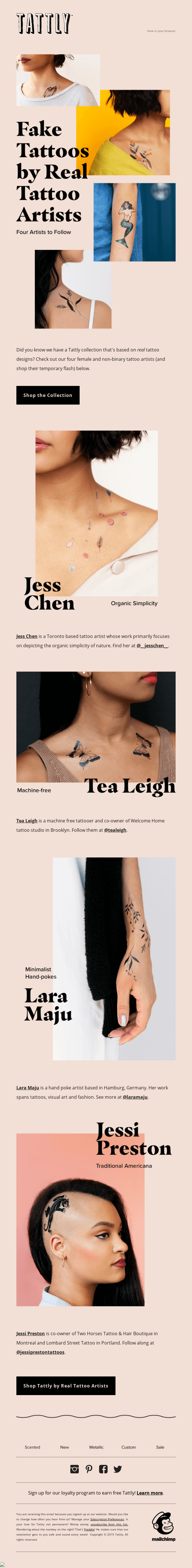 Tattly By Real Tattoo Artists