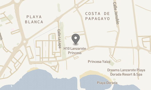 Lokation for Hotel H10 Lanzarote Princess