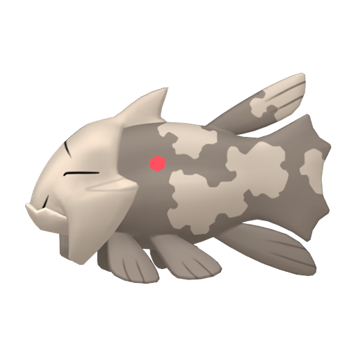 Relicanth - Water/Rock type Pokemon from Pokemon Sword and Shield with stats, moves, and evolution data