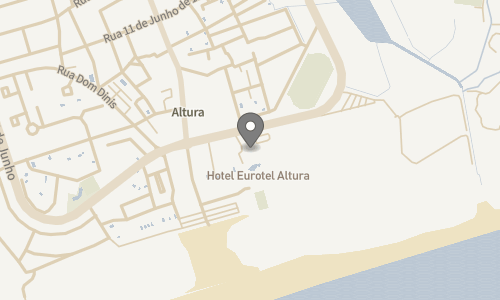 Lokation for Ozadi Altura Beach Resort