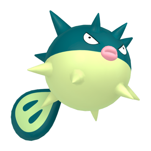 Qwilfish - Water/Poison type Pokemon from Pokemon Sword and Shield with stats, moves, and evolution data