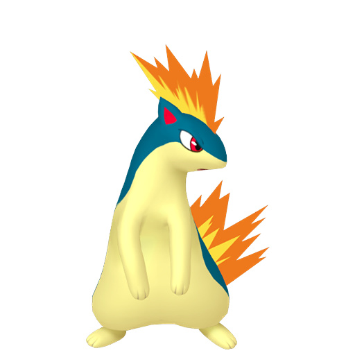 Quilava - Fire type Pokemon from Pokemon HeartGold and SoulSilver with stats, moves, and evolution data