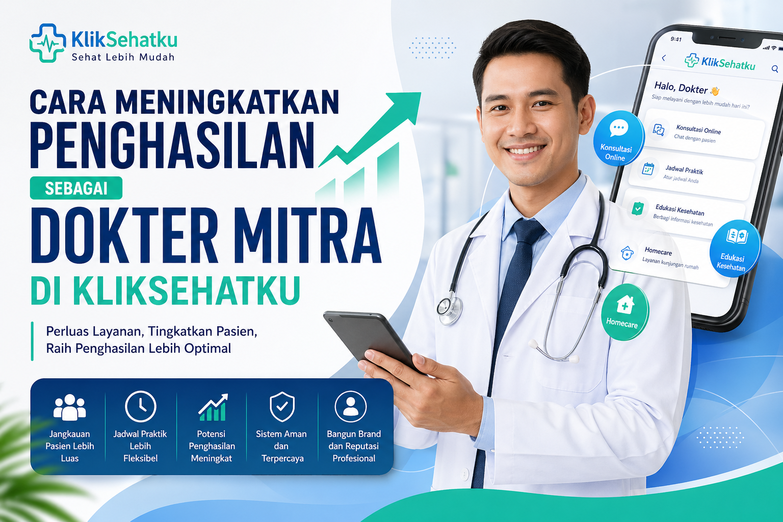 Cara Meningkatkan Penghasilan Sebagai Dokter Mitra di KlikSehatku