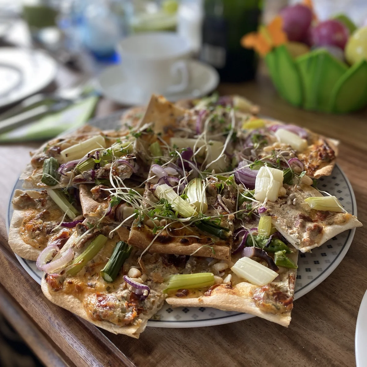 Flammkuchen with Asparagus Recipe - Rocely