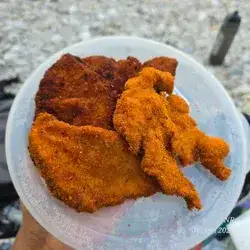 Paniertes Hähnchenfilet
