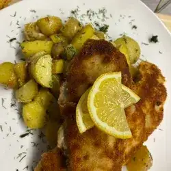 Sznitzel z ziemniakami