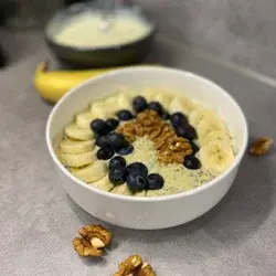 Bananen Proteïne Chia Pudding