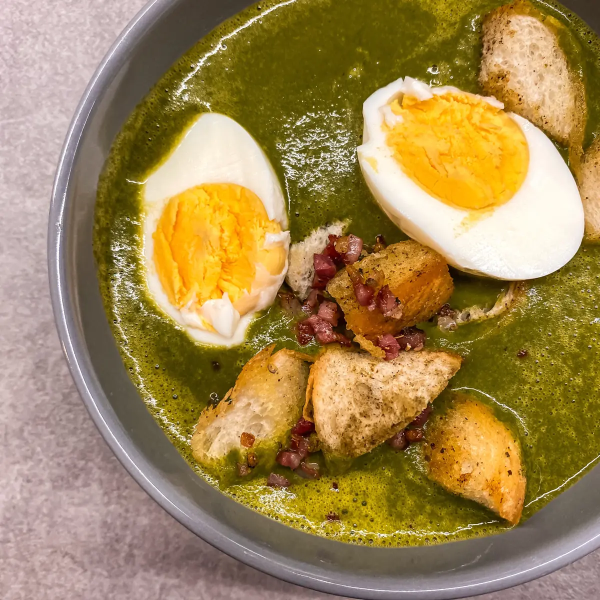 Spinach Cream Soup Recipe - Rocely