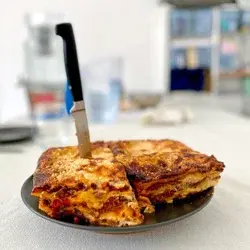 Lasagne met verse San Marzano-tomaten