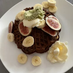 Eiwitwafels met Banaan en Cacao