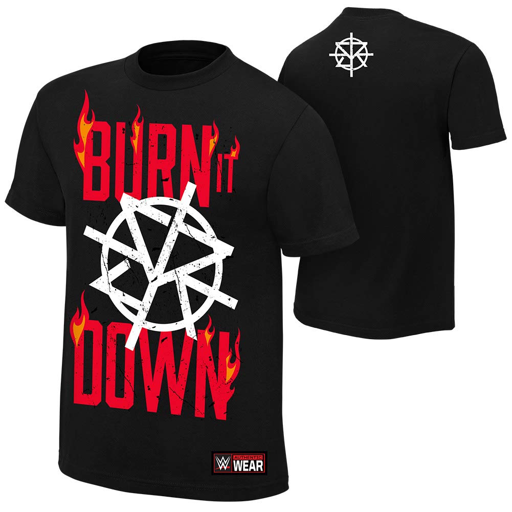 Seth Rollins Burn It Down 2016 Black Tee image
