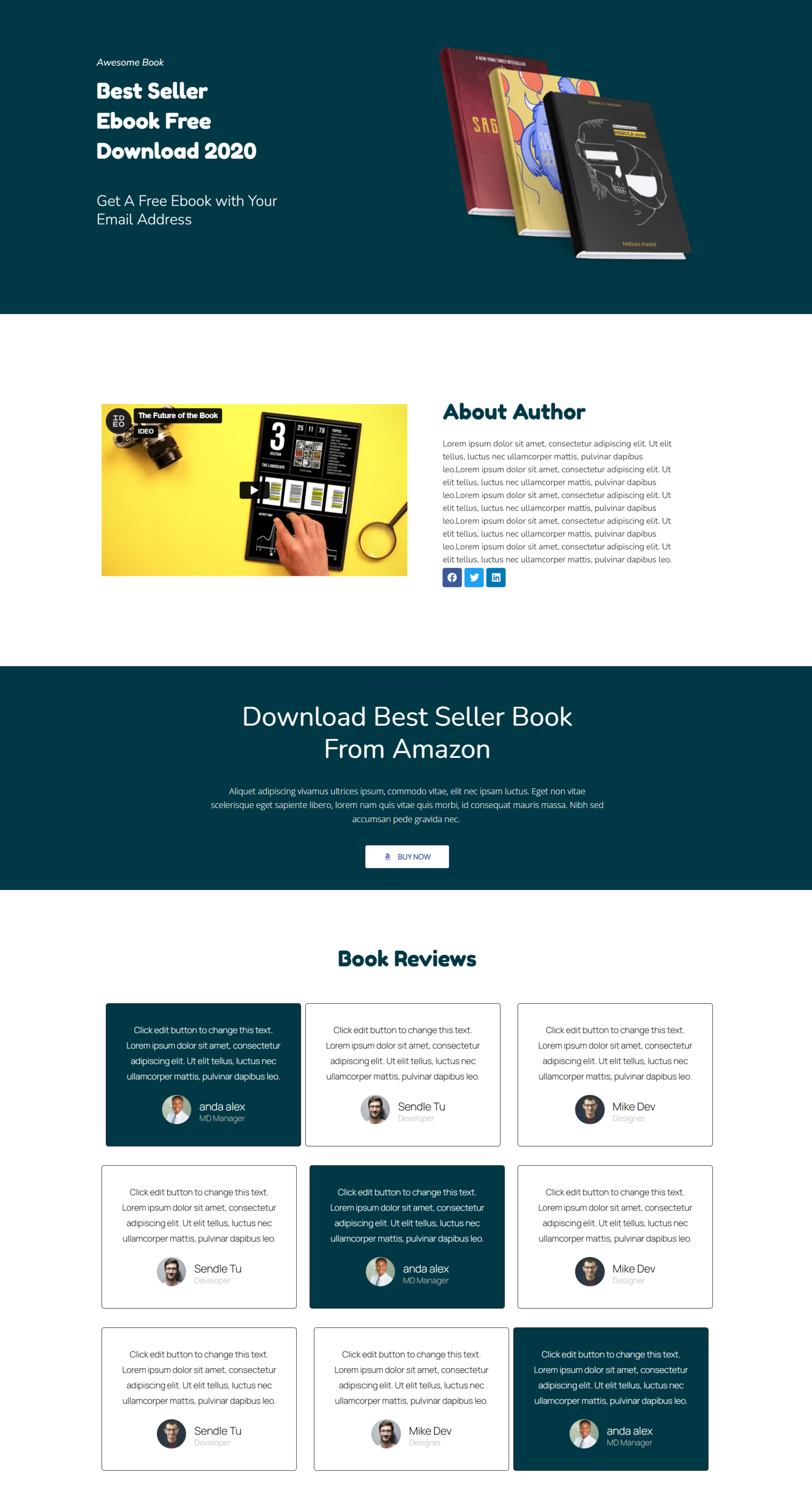 Landing Page – Book V1
