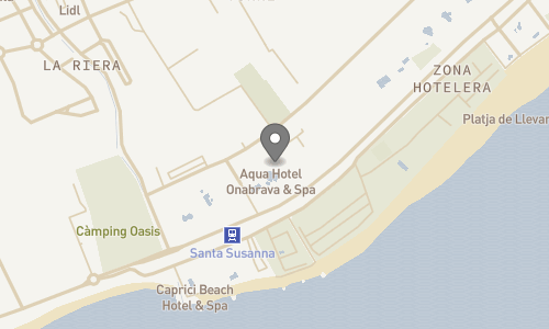 Lokation for AQUA Hotel Onabrava & Spa