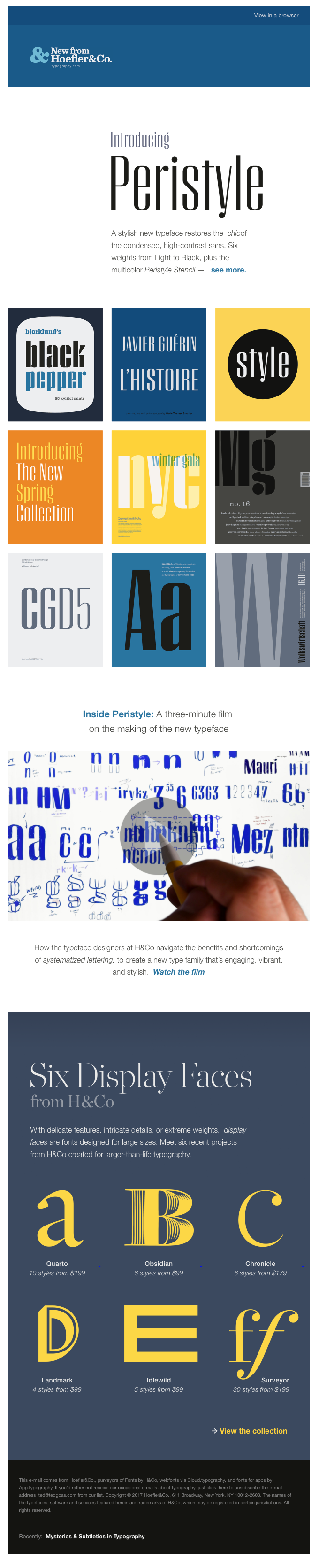 Meet Peristyle A New Sans Serif