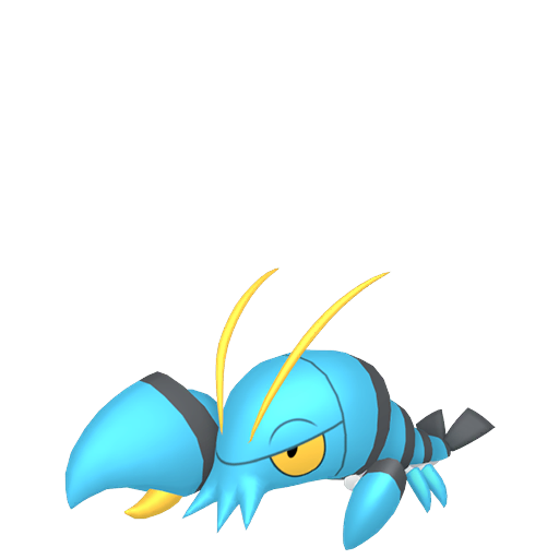 Clauncher - Water type Pokemon from Pokemon Sword and Shield with stats, moves, and evolution data