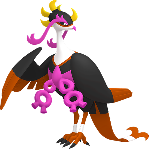 Fezandipiti - Poison/Fairy type Pokemon from Pokemon Scarlet and Violet with stats, moves, and evolution data