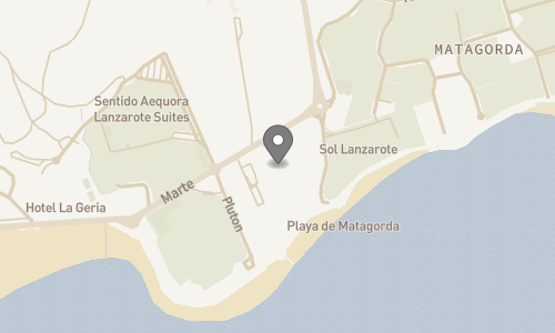 Lokation for Hotel Lava Beach