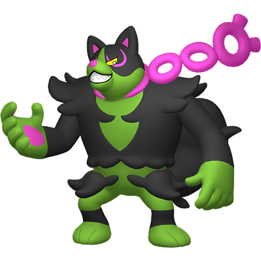 Okidogi - Poison/Fighting type Pokemon from Pokemon Scarlet and Violet with stats, moves, and evolution data