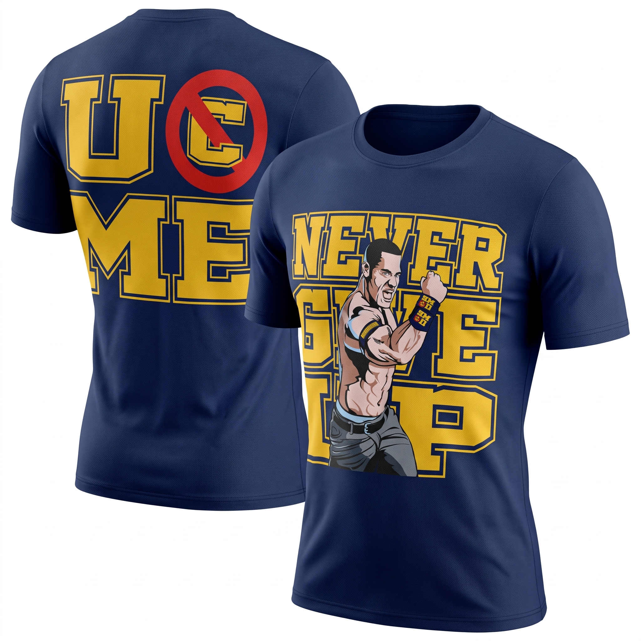 Super Cena Blue Graphic Tee image