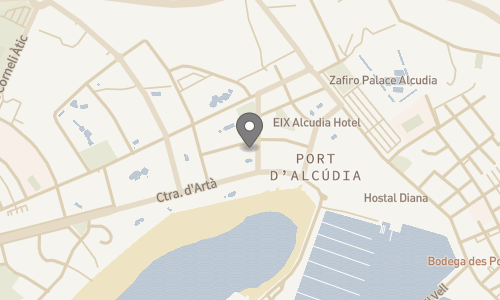 Lokation for Bordoy Alcudia Port Suites - voksenhotel