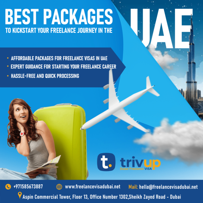 Freelance Visa Dubai | Affordable  UAE freelance Visa by TrivUp