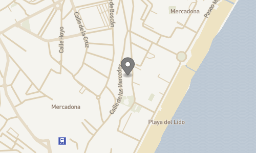 Lokation for MS Aguamarina Suites Hotel