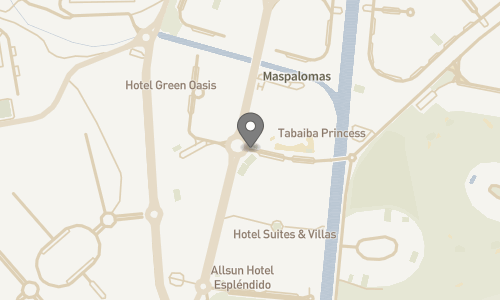 Lokation for Maspalomas Villas By Dunas - Voksenhotel