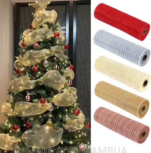 Christmas Tree Ribbon Decoration Mesh 3
